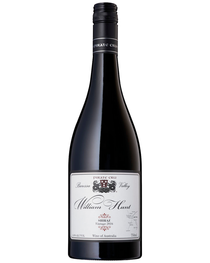 Pirate Cru 'William Hunt' Shiraz 2018 750mL