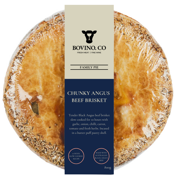 Slow Cooked Angus Beef Family Pie